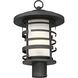 Lansing 1 Light 17 inch Textured Black Outdoor Post Lantern