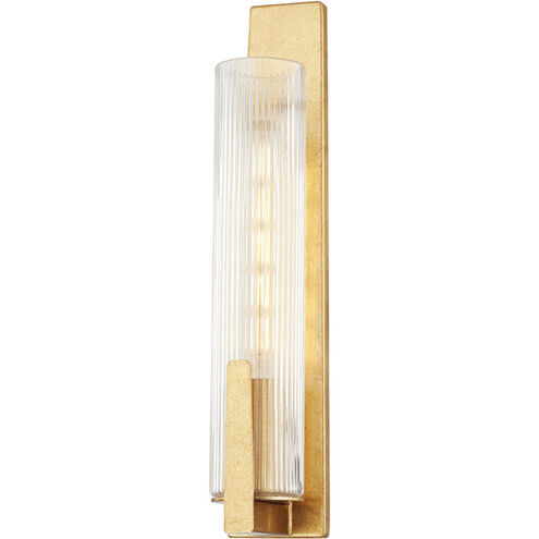 Malakai 1 Light 3.25 inch Vintage Gold Leaf Wall Sconce Wall Light