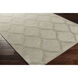 Urban 114 X 90 inch Light Gray/Medium Gray/Taupe Handmade Rug, Rectangle