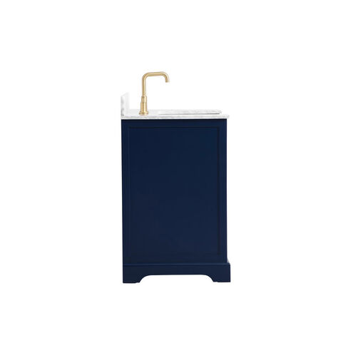 Franklin 36 X 22 X 35 inch Blue Bathroom Vanity Cabinet