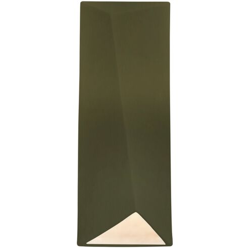Ambiance LED 6.25 inch Matte Green ADA Wall Sconce Wall Light