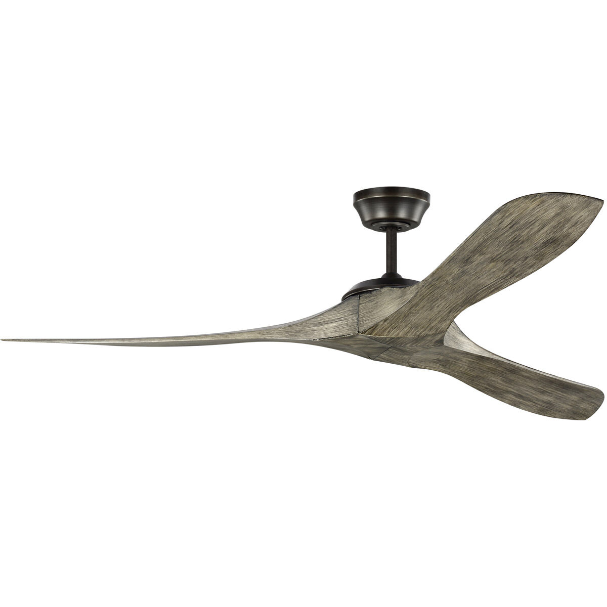 Edge 60 Aged Pewter with Light Grey Weathered Oak Blades Ceiling Fan 