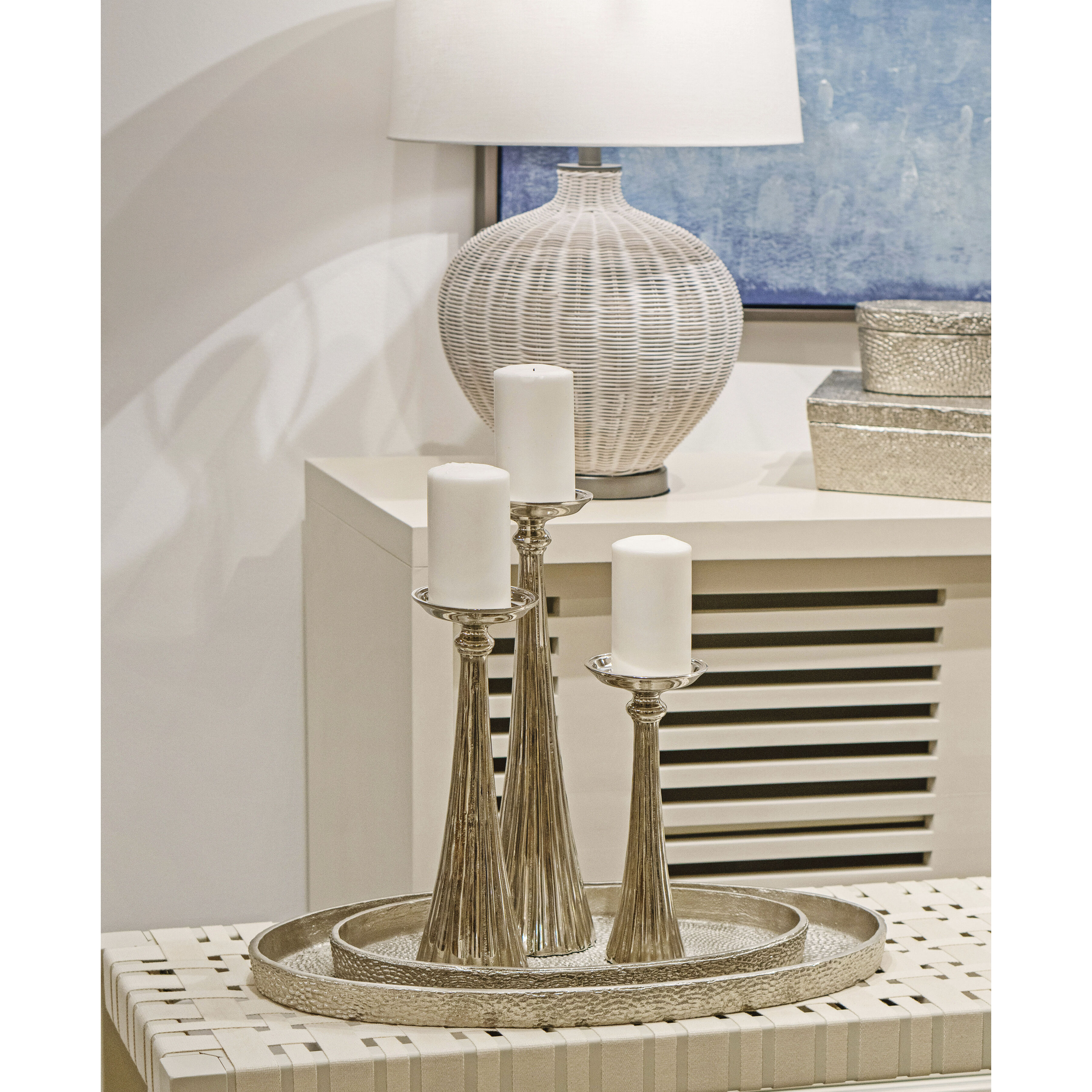 Bion 15 X 4.5 inch Candleholder, Set of 3