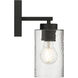 Ellie 1 Light 4.75 inch Matte Black Wall Sconce Wall Light