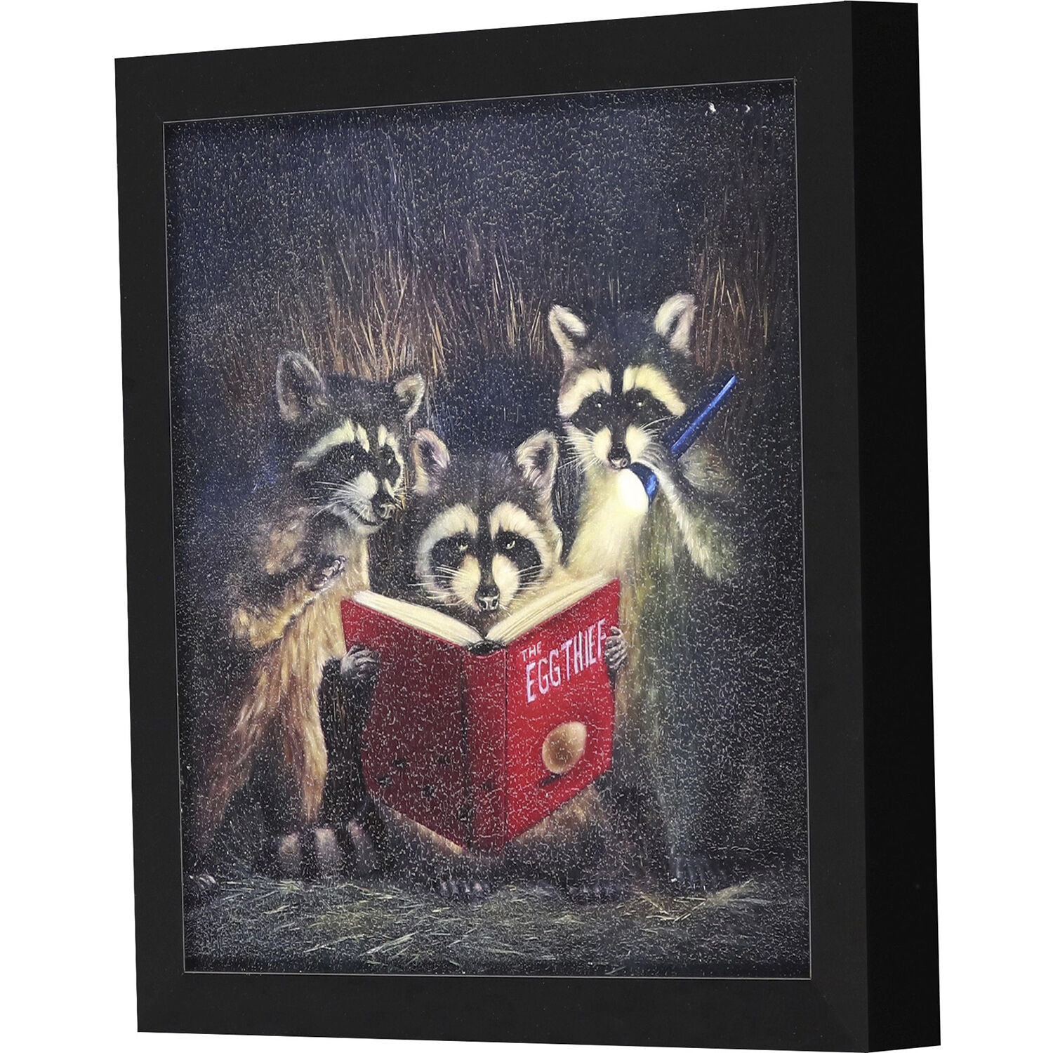 Animals 11 X 11 inch Non-Glass Framed Art, Propac