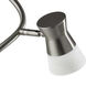 Cyrus 26 inch 9 watt Brushed Steel Table Lamp Portable Light