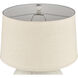 Zoe 28 inch 150.00 watt White Table Lamp Portable Light