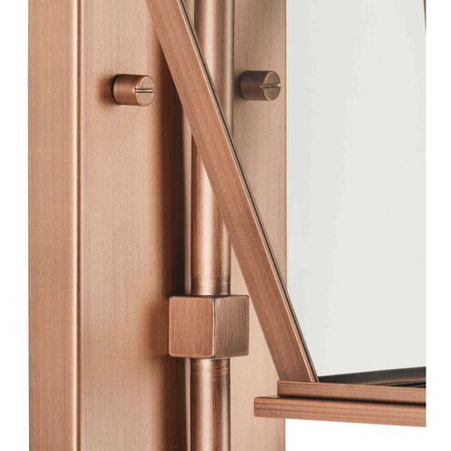 Bradshaw 1 Light 32 inch Antique Copper Outdoor Wall Lantern, Design Series