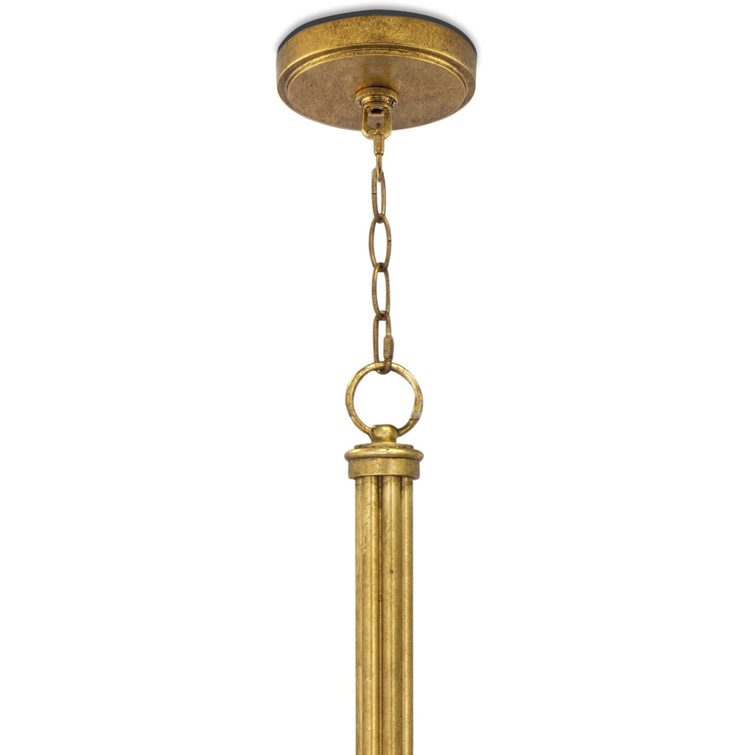 River Reed 6 Light 41 inch Gold Chandelier Ceiling Light, Small