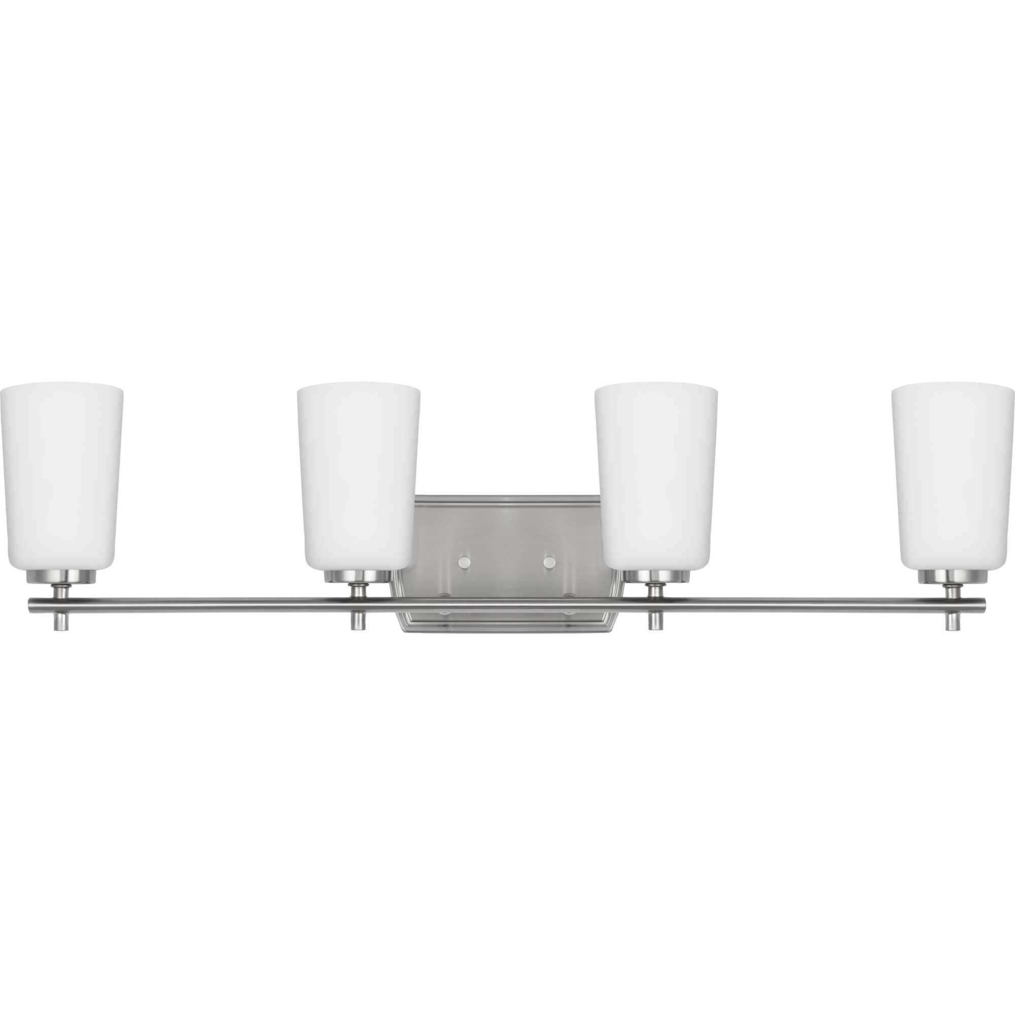 Adley 4 Light 32 inch Brushed Nickel Bath Vanity Light Wall Light