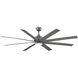 Levon Custom 1 Light Galvanized Fan Light Kit