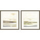 Slate Horizon Beige and Black and Neutral and White Framed Art