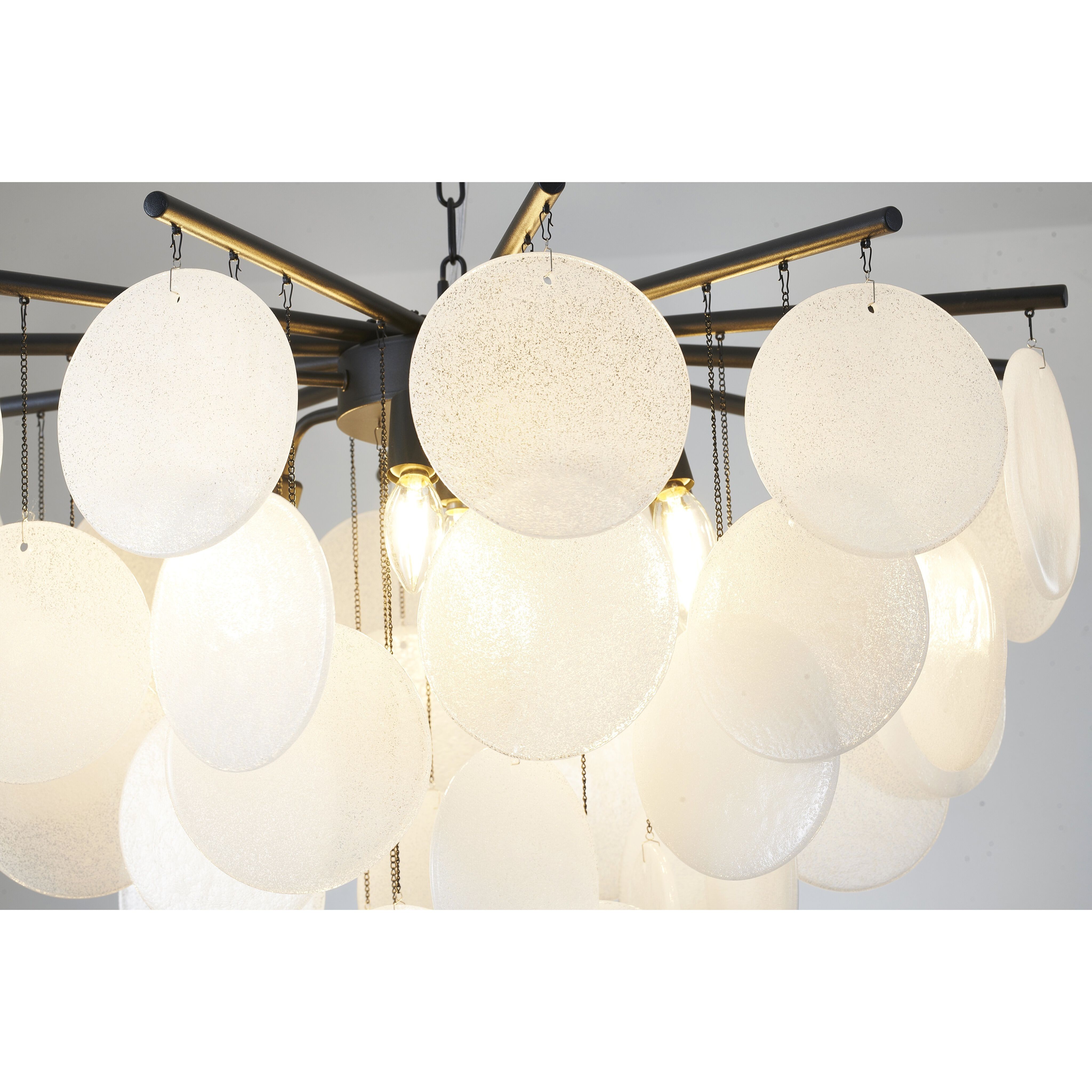 Canada LED 30 inch Satin Black Chandelier Ceiling Light