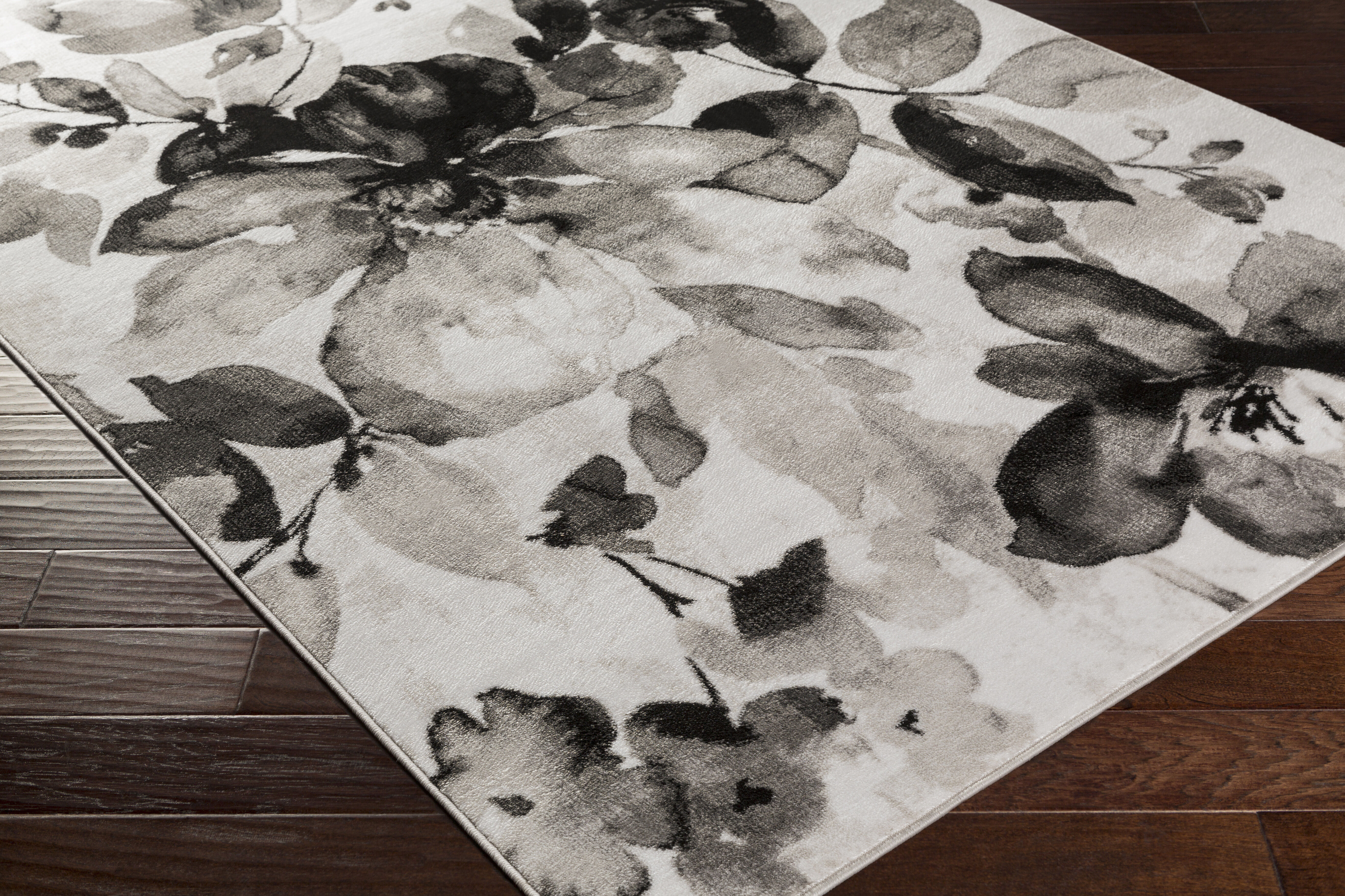 Nova 35 X 26 inch Black Rug in 2 x 3, Rectangle