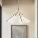 Mulberry LED 26.88 inch Brushed Gold and Light Guide Chandelier Ceiling Light