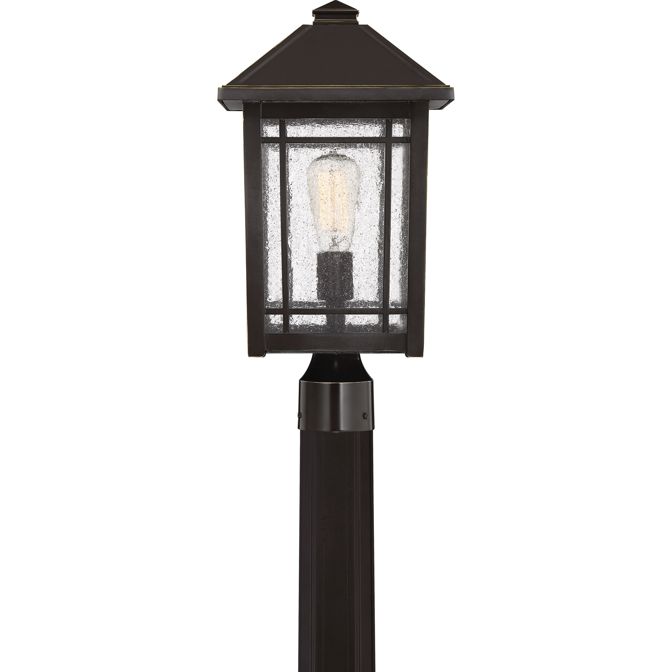 Cedar Point 1 Light 18 inch Palladian Bronze Outdoor Post Lantern