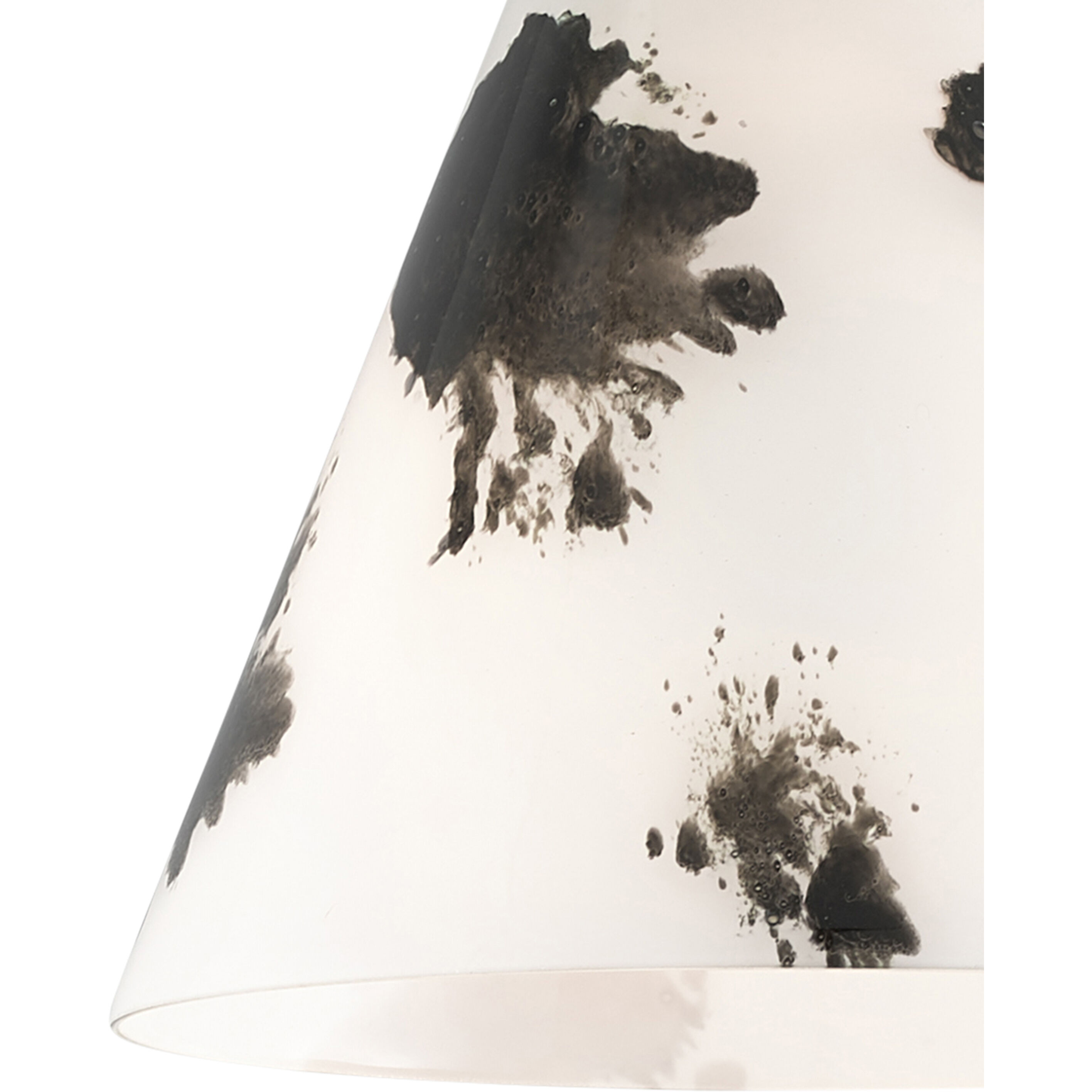 Peppard 1 Light 10 inch Black/White Pendant Ceiling Light