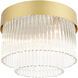 Norwich 4 Light 13 inch Soft Gold Flush Mount Ceiling Light