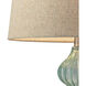 Southgate 25 inch 100 watt Light Green Smoke Table Lamp Portable Light in Incandescent
