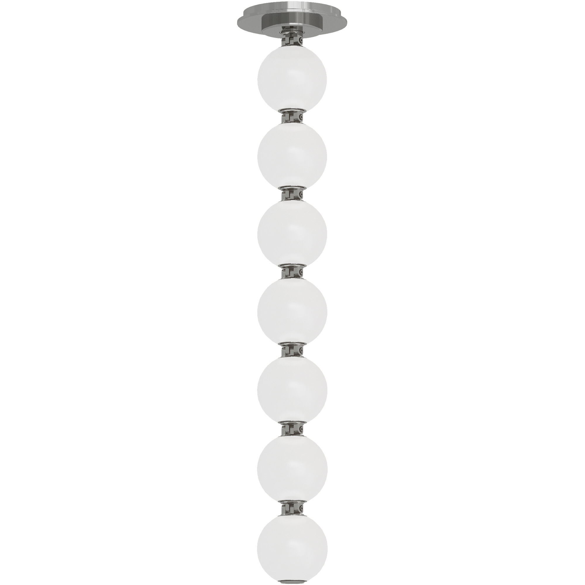 Sean Lavin Perle LED 2.8 inch Polished Nickel Line-Voltage Pendant Ceiling Light in 2700K, Remote
