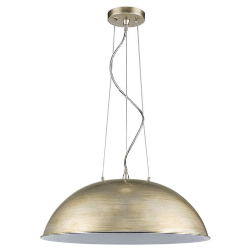Layla 1 Light 22 inch Washed Gold Pendant Ceiling Light