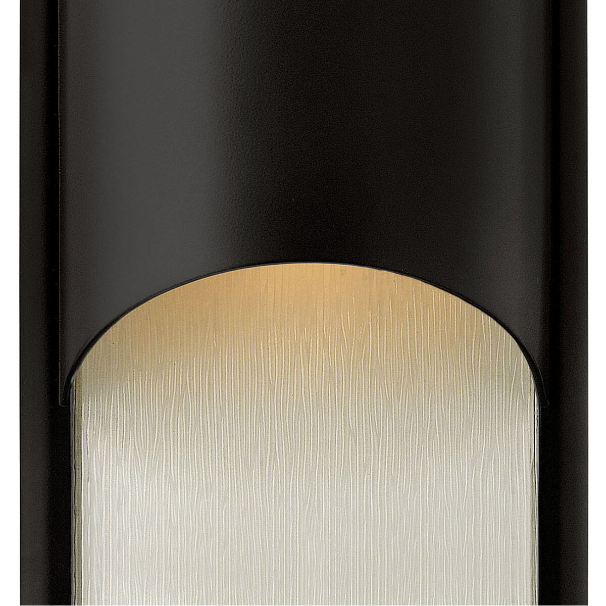 Cascade Outdoor Wall Lantern in Satin Black, Small