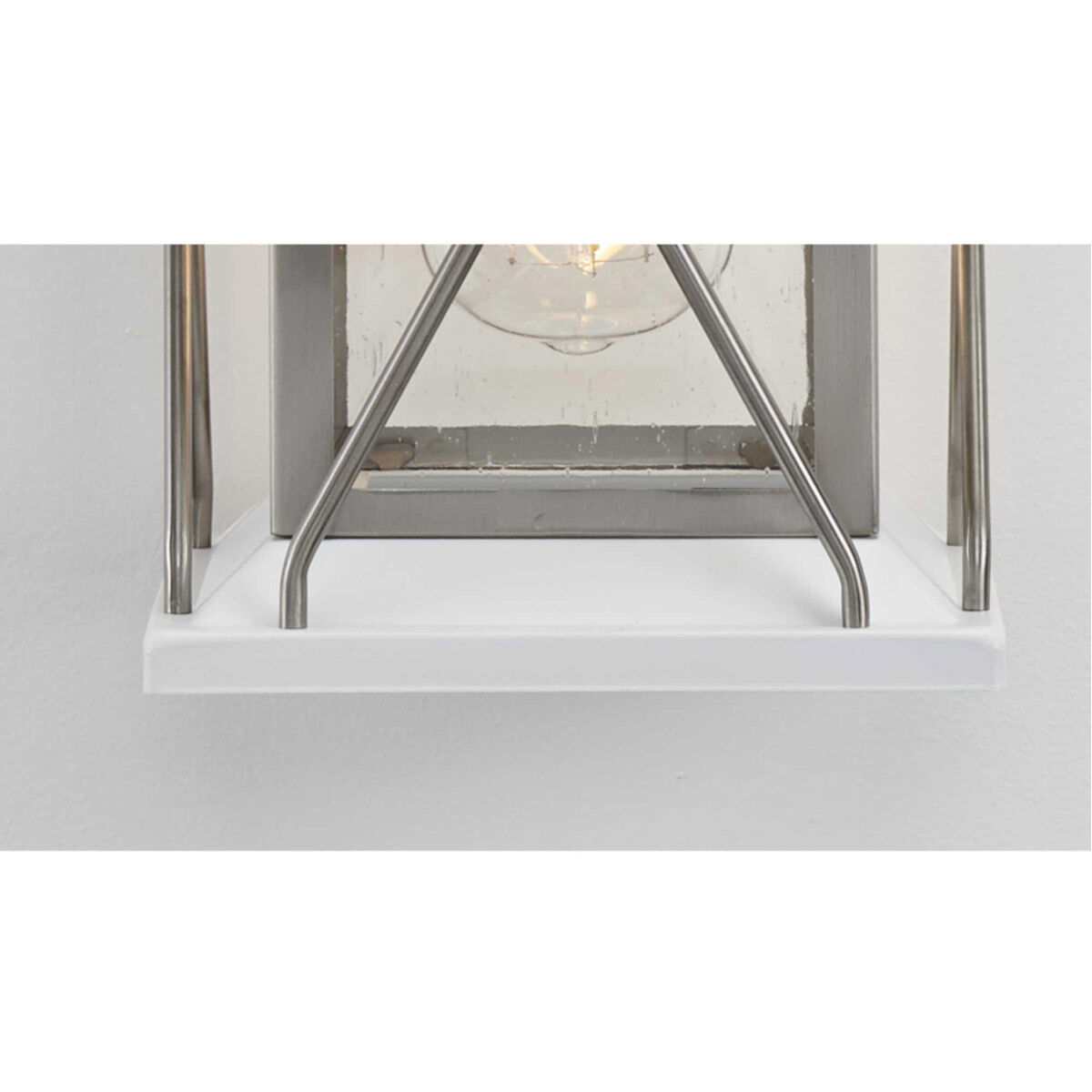 Barlowe 1 Light 13 inch Stainless Steel Outdoor Wall Lantern, Small