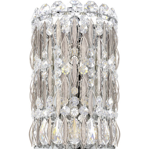 Sarella 2 Light 7 inch Antique Silver Bath Vanity & Wall Light in Heritage