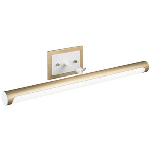 Lexon LED 24 inch Oxidized Gold and White Wall Sconce Wall Light