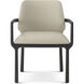 Kesden Silent Black Dining Chair, Wooden, Upholstered