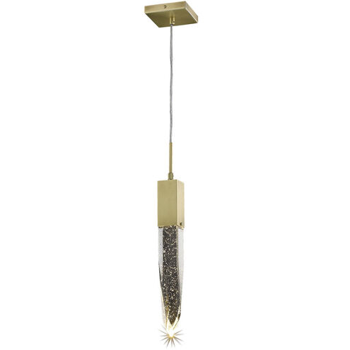 The Original Aspen 1 Light 2 inch Brushed Brass Pendant Ceiling Light