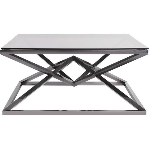 Pinnacle 39.5 X 18.5 inch Nickel Coffee Table