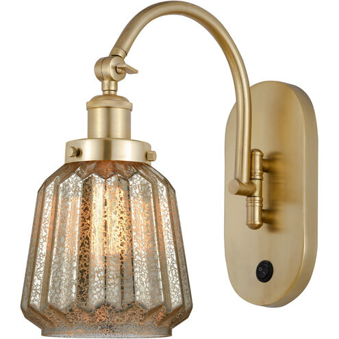 Franklin Restoration Chatham LED 7 inch Satin Gold Sconce Wall Light
