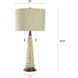 Chandi 33.5 inch 60 watt Tea and Luster Table Lamp Portable Light