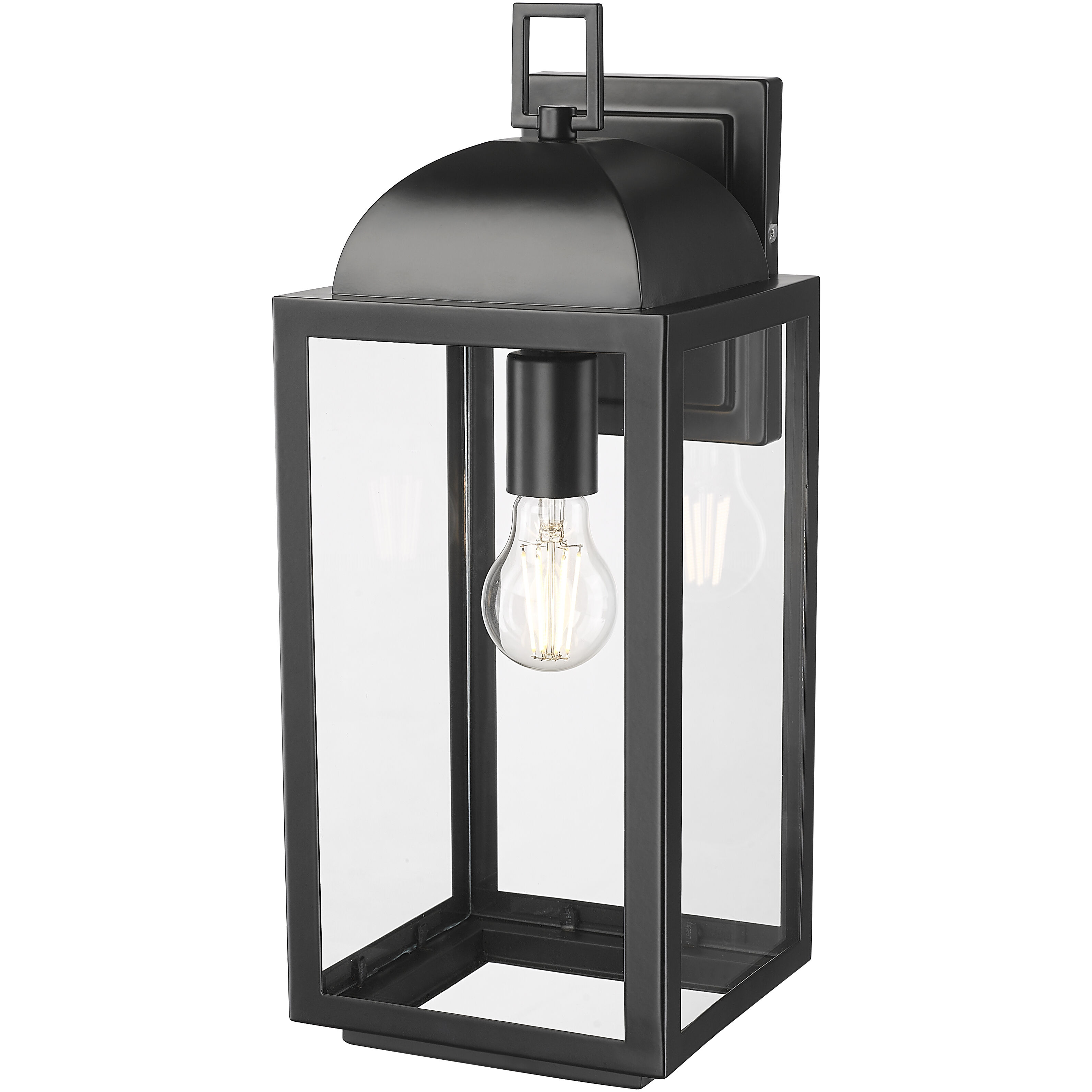 Beaufort 1 Light 17.75 inch Powder Coated Black Outdoor Wall Sconce