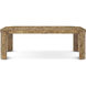 Della 50 X 30 inch Toffee Cocktail Table, Wooden, Perch