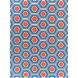 Fallon 132 X 96 inch Dark Blue, Terracotta, Beige Rug