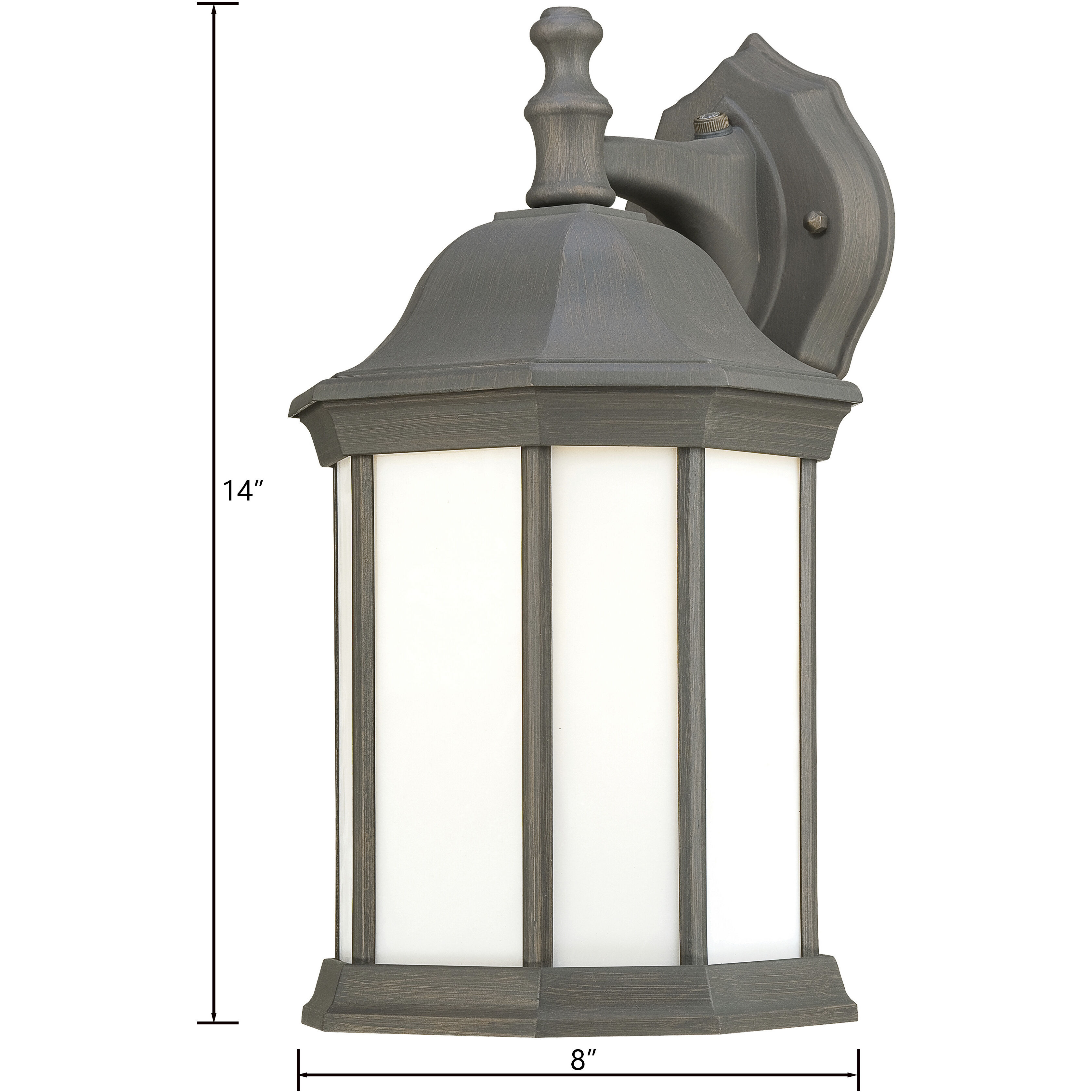 Hawthorne 1 Light 14 inch Painted Bronze Outdoor Sconce