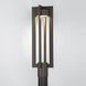 Chamber LED 20.31 inch Bronze Outdoor Post Light, dweLED