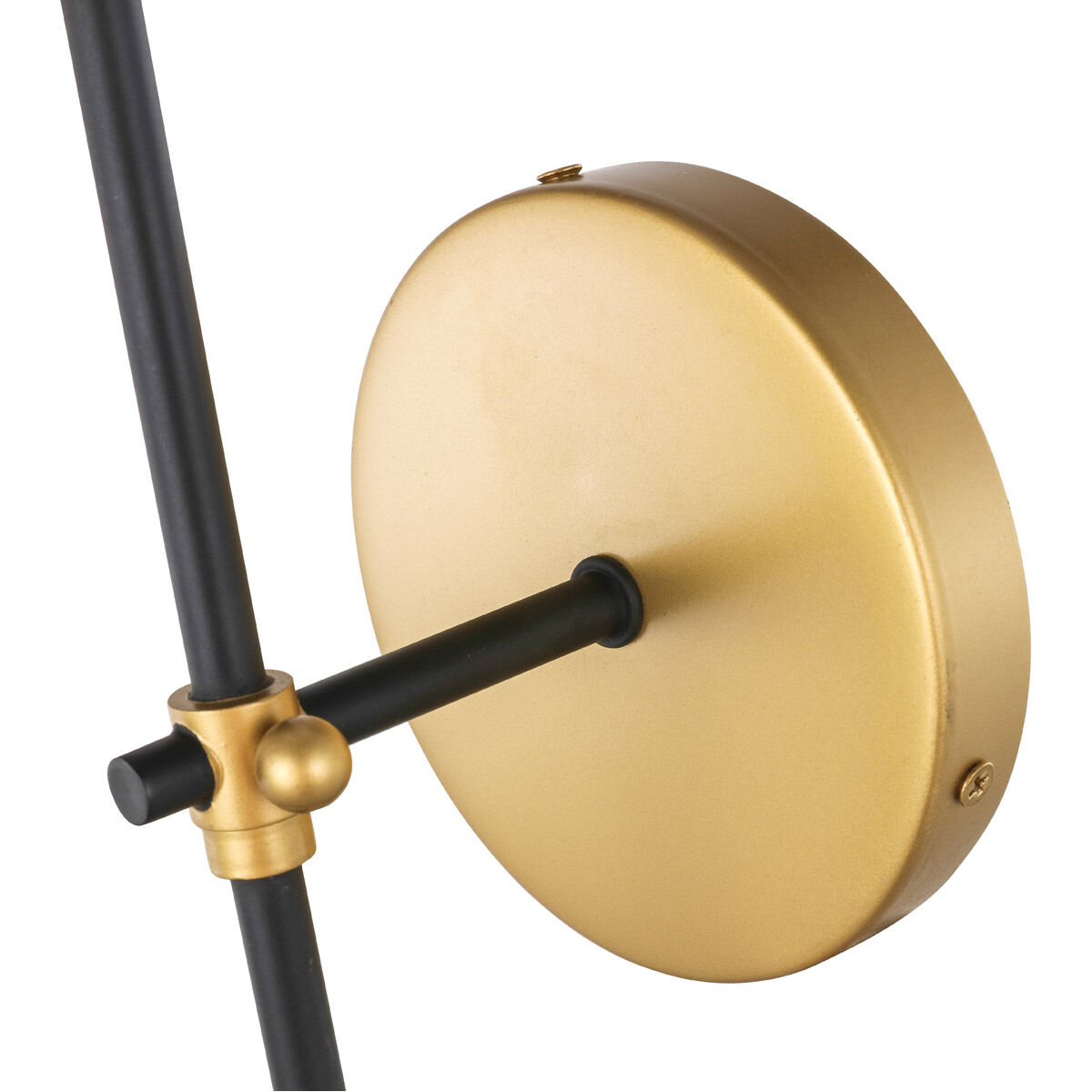 Mel 1 Light 5 inch Brass and Black Wall sconce Wall Light