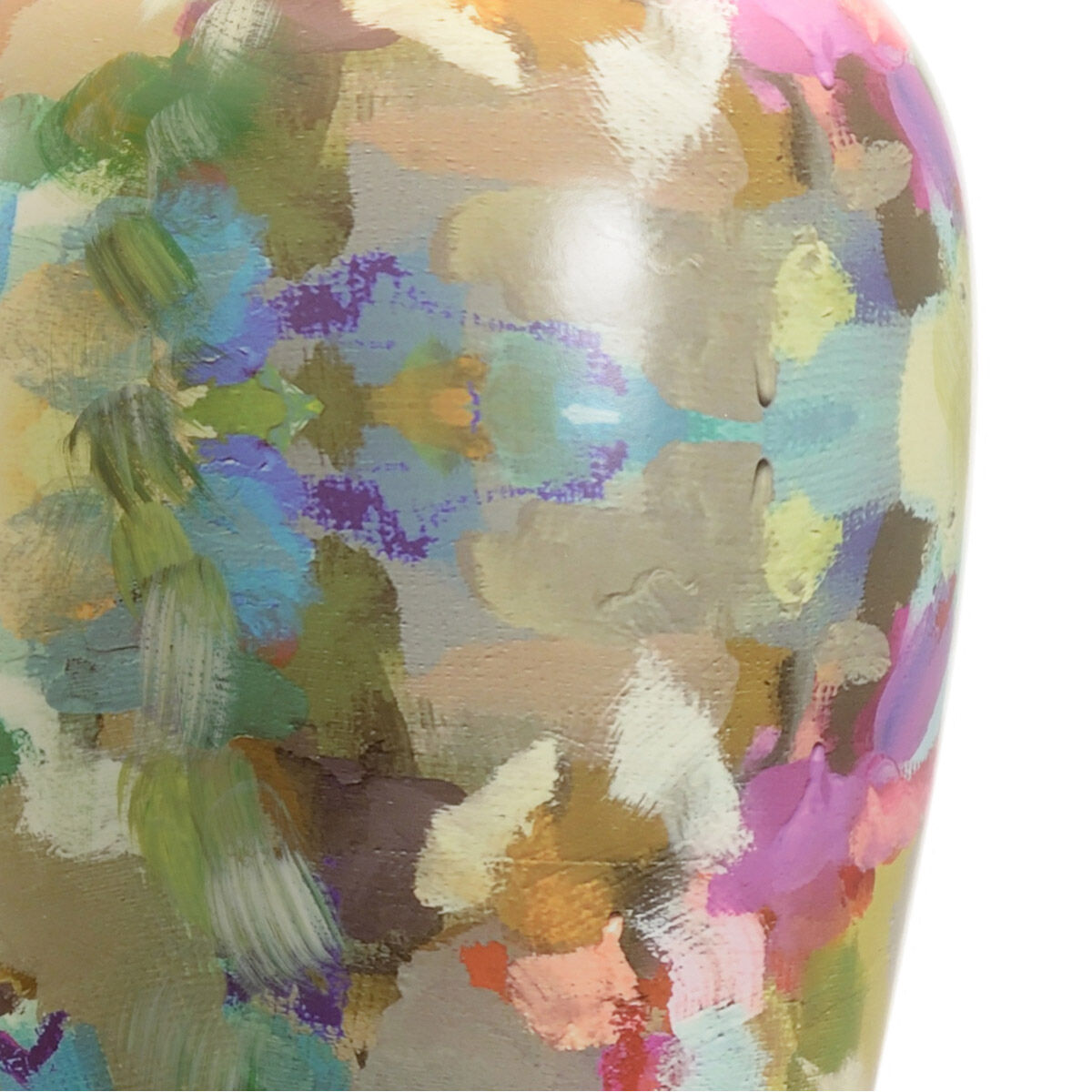 Laura Park Designs 31 inch 100 watt Multi Color Decal Table Lamp Portable Light