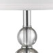 Palla 20 inch 75.00 watt Polished Chrome Table Lamp Portable Light
