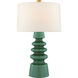 Julie Neill Andreas 28.5 inch 100 watt Aventurine Table Lamp Portable Light, Medium
