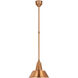Thomas O'Brien Academy Barn Light LED 12.5 inch Soft Copper Bowers Pendant