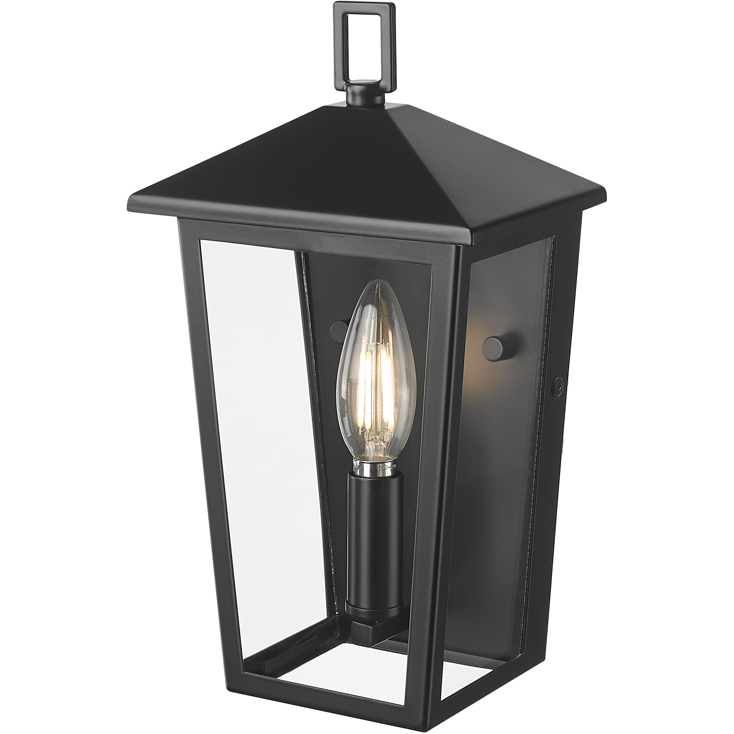 Munger 1 Light 11 inch Powder Coated Black Outdoor Wall Sconce