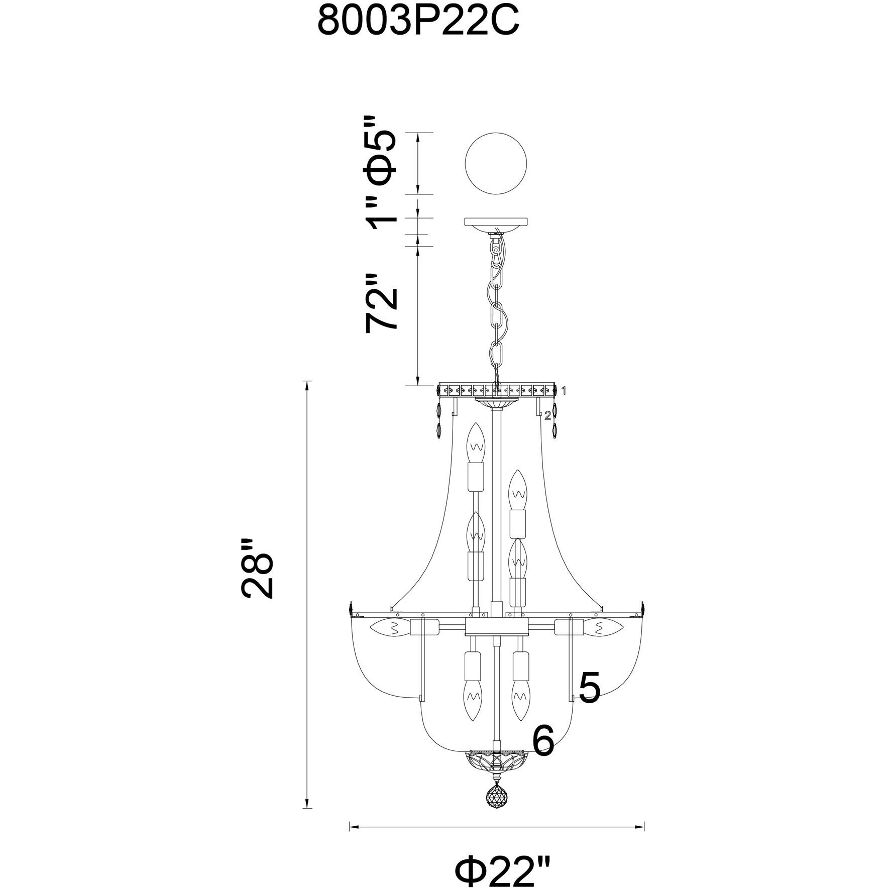 Stefania 13 Light 22 inch Chrome Down Chandelier Ceiling Light