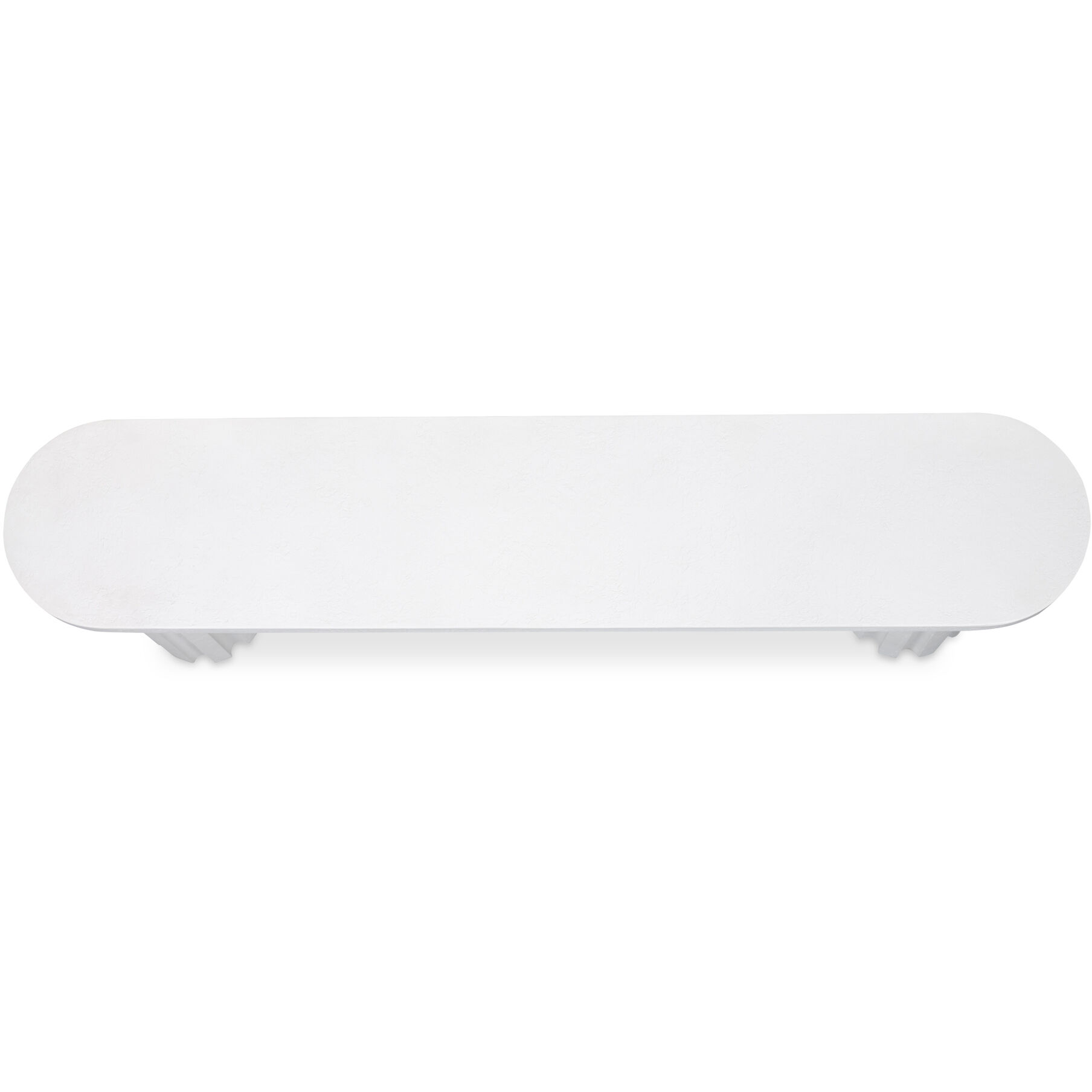 Eris White Outdoor Dining Bench