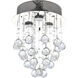 Canada 3 Light 12 inch Chrome Flush Mount Ceiling Light