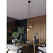 Colette LED 12 inch Black Pendant Ceiling Light