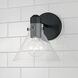 Greer 1 Light 8 inch Matte Black Sconce Wall Light